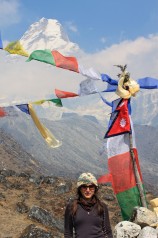 Saeeda Verrall in the Himalayas