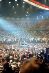 1960 Democratic Convention, LBJ at rostrum